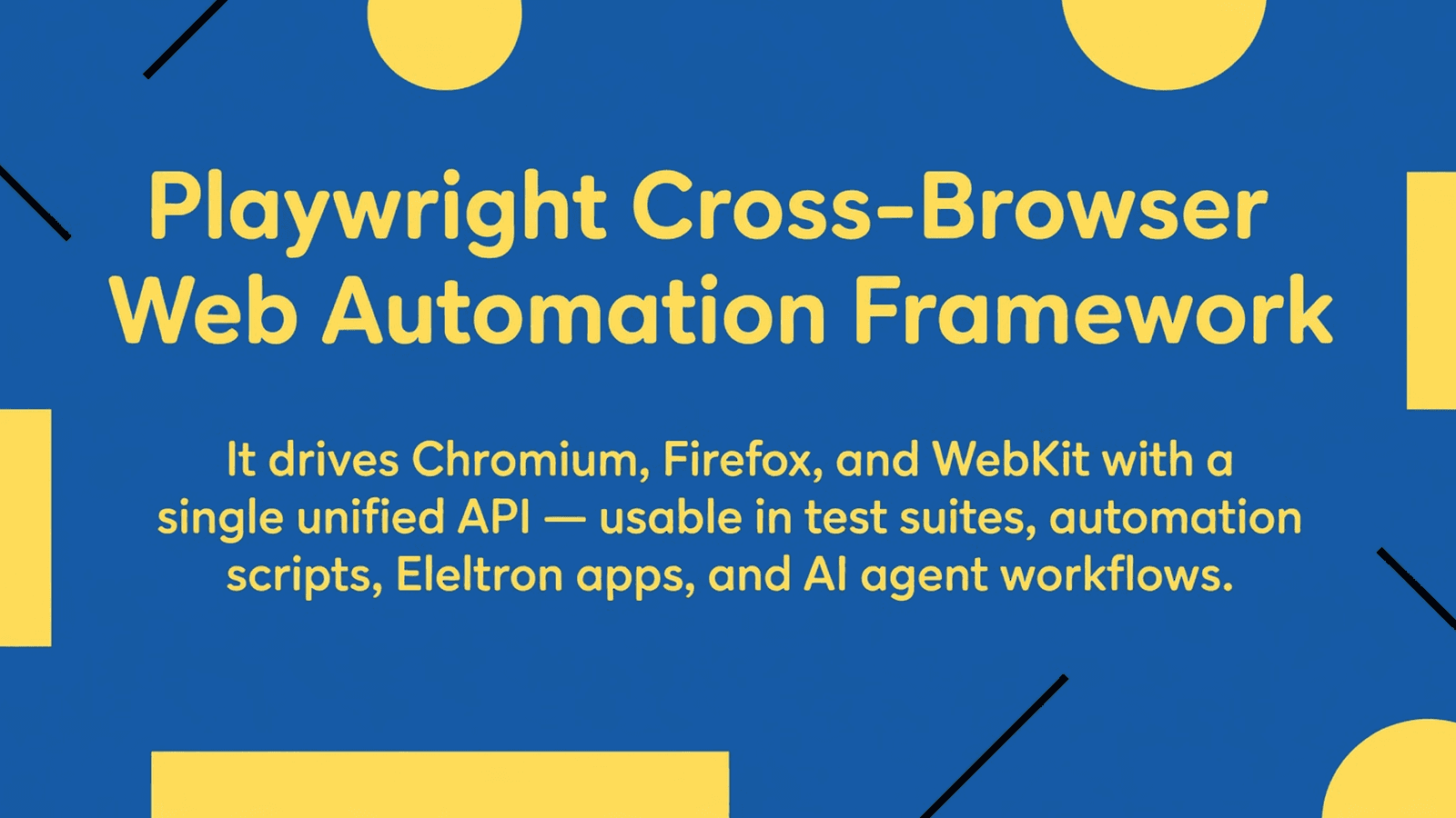 Playwright Cross-Browser Web Automation Framework