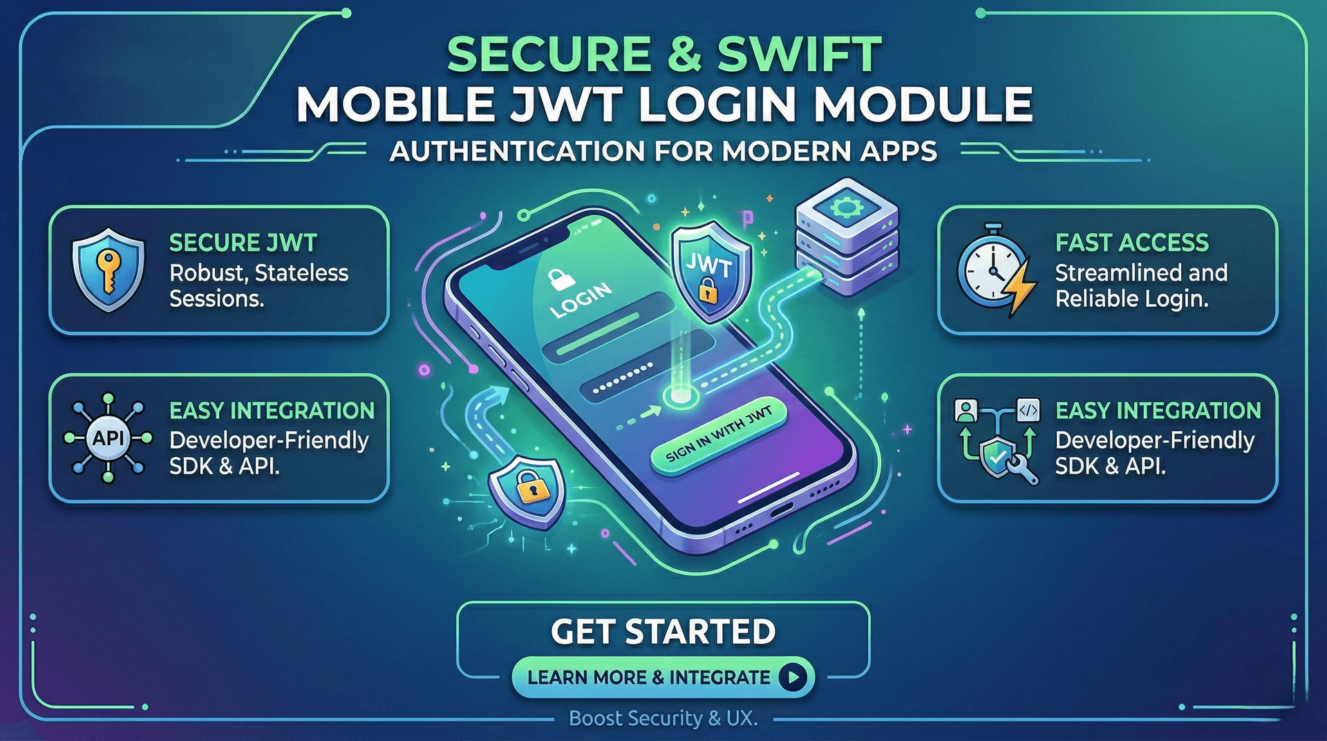 Mobile JWT Login Module preview 1