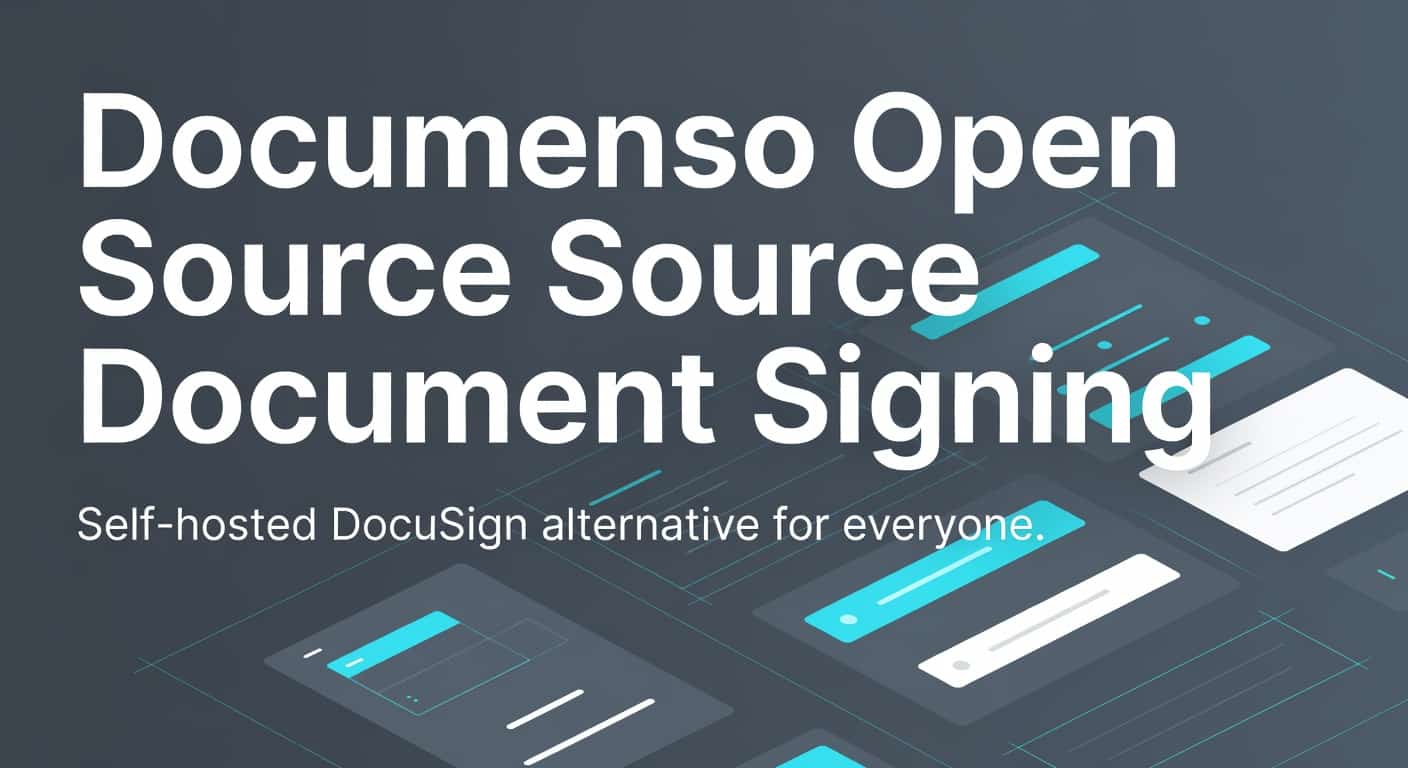 Documenso Open Source Document Signing Platform