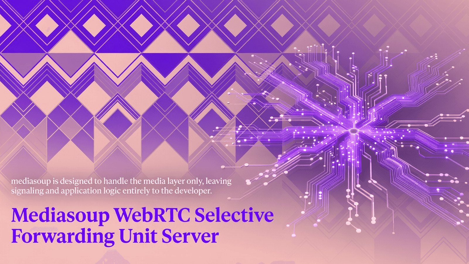 Mediasoup WebRTC Selective Forwarding Unit Server