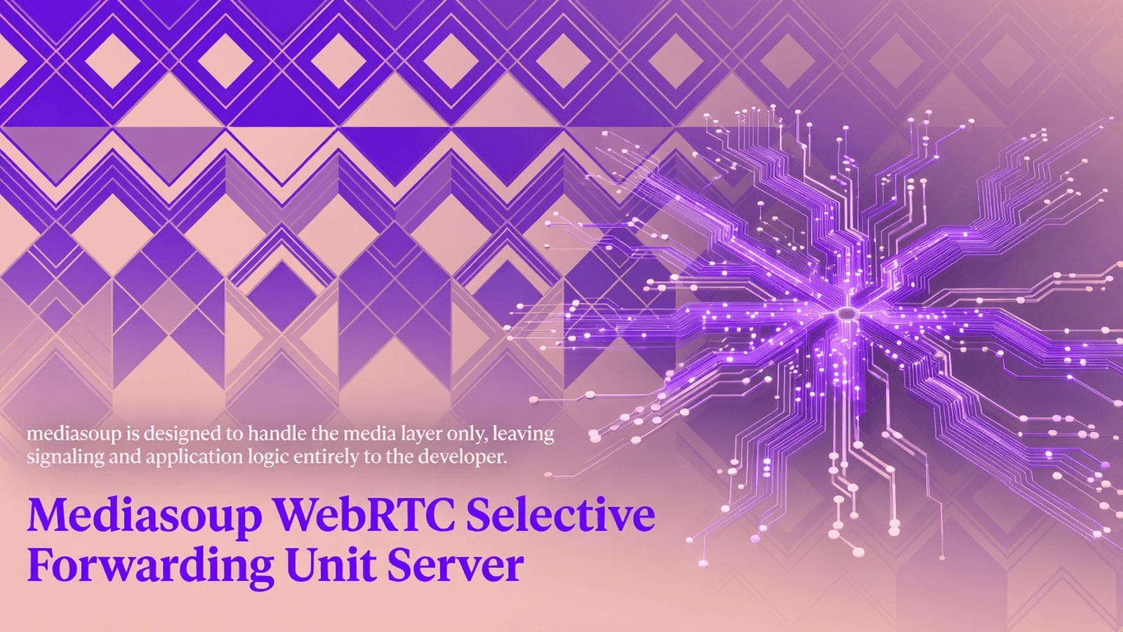 Mediasoup WebRTC Selective Forwarding Unit Server preview 1