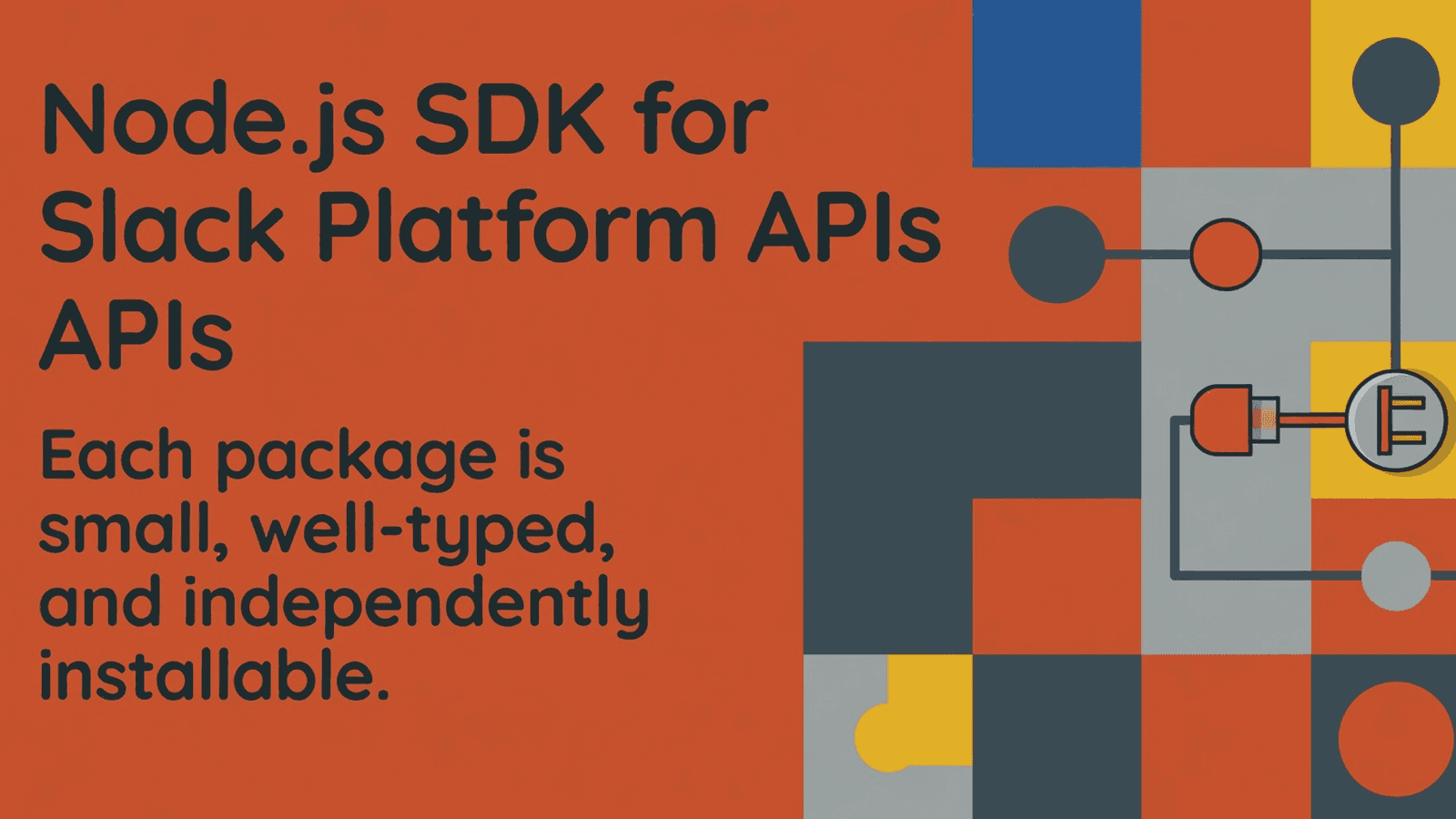Node.js SDK for Slack Platform APIs