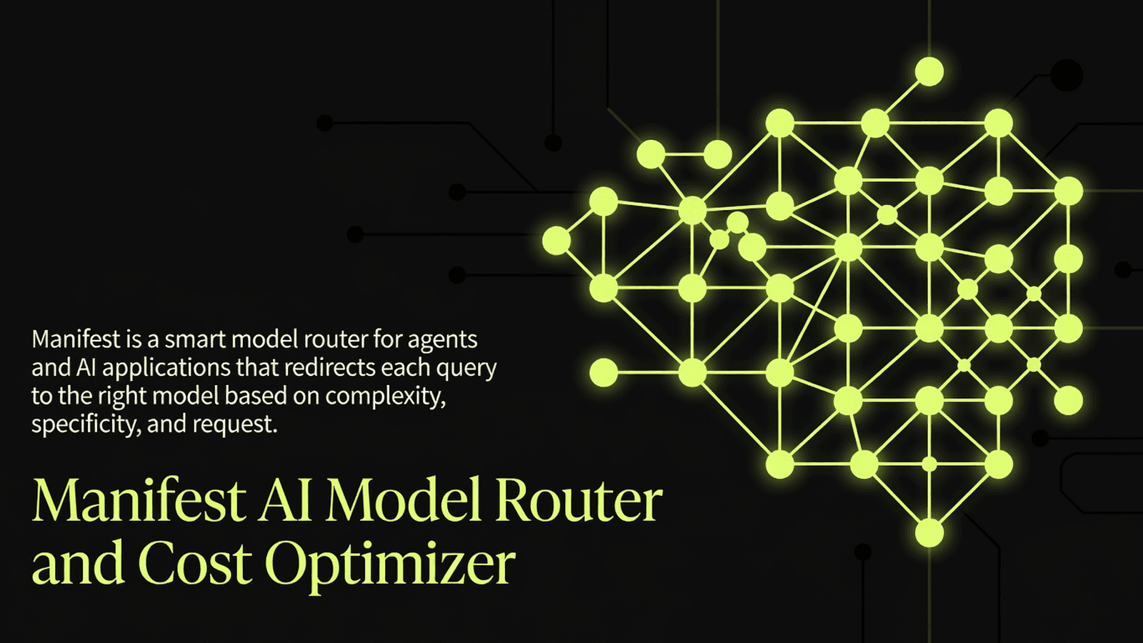 Manifest AI Model Router and Cost Optimizer