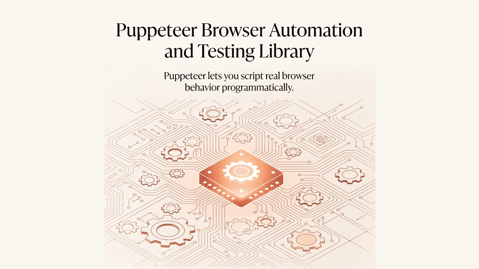 Puppeteer Browser Automation and Testing Library