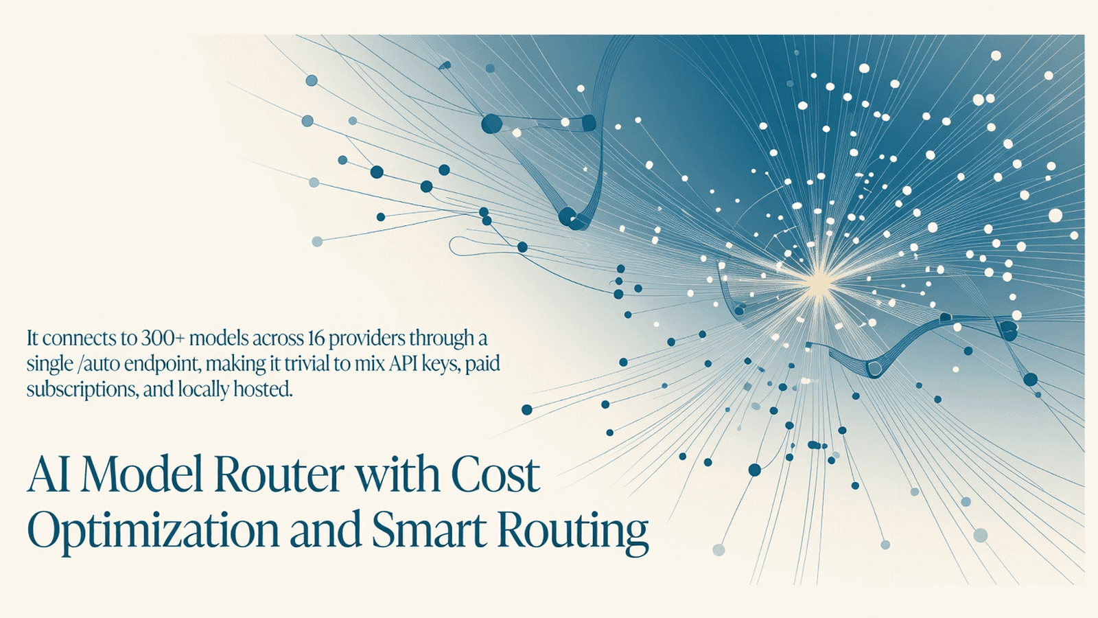 AI Model Router with Cost Optimization and Smart Routing