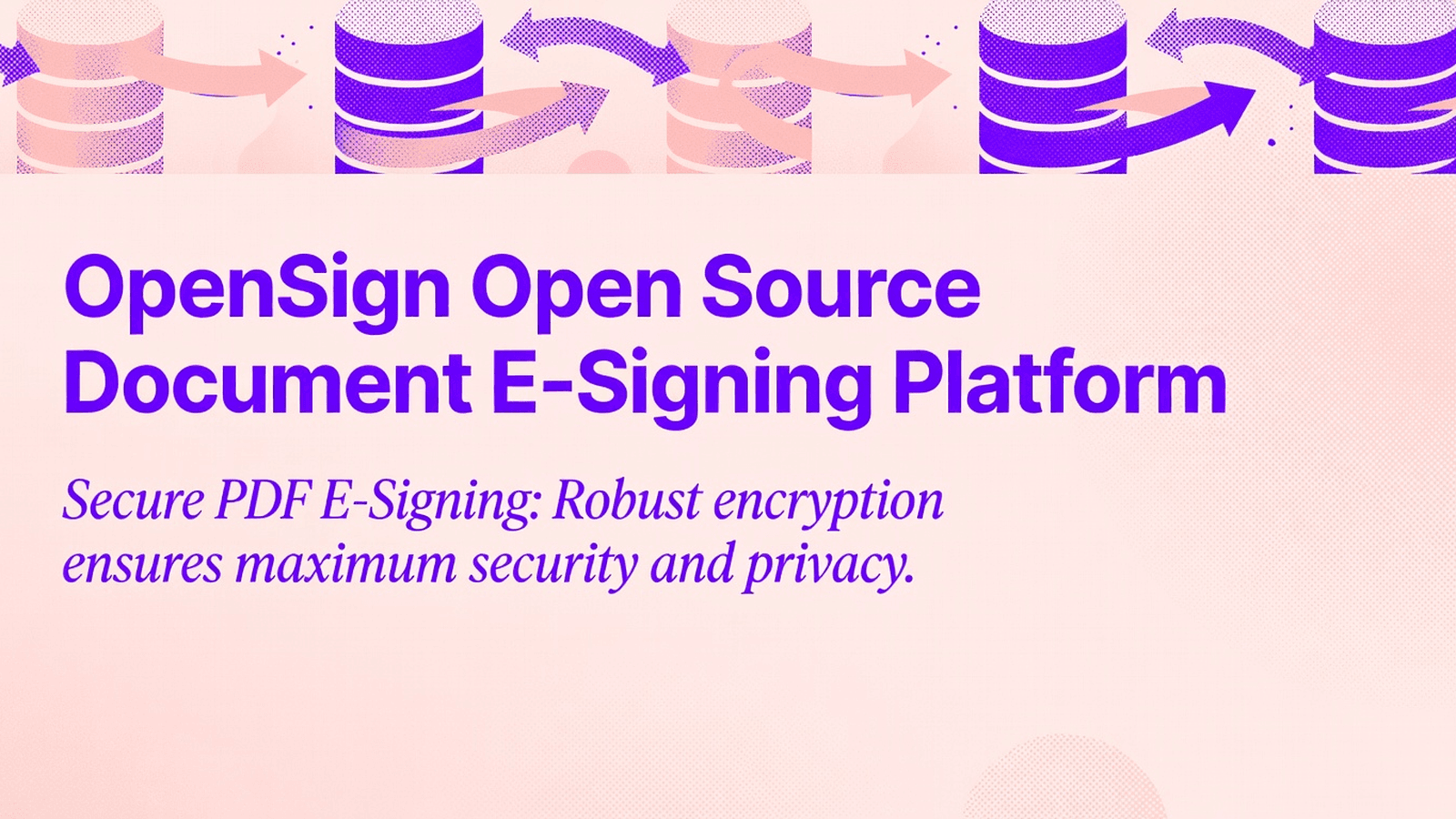 OpenSign Open Source Document E-Signing Platform preview 1