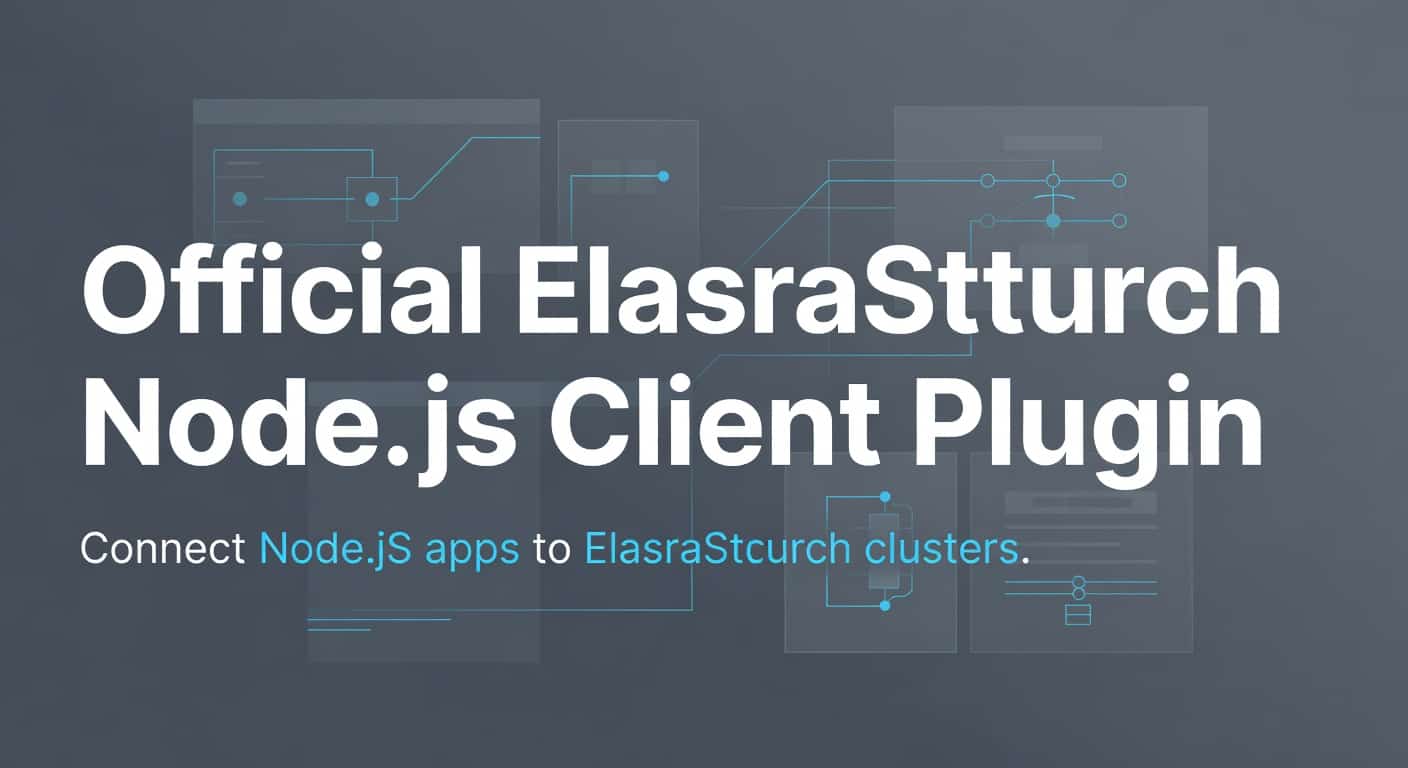 Official Elasticsearch Node.js Client Plugin