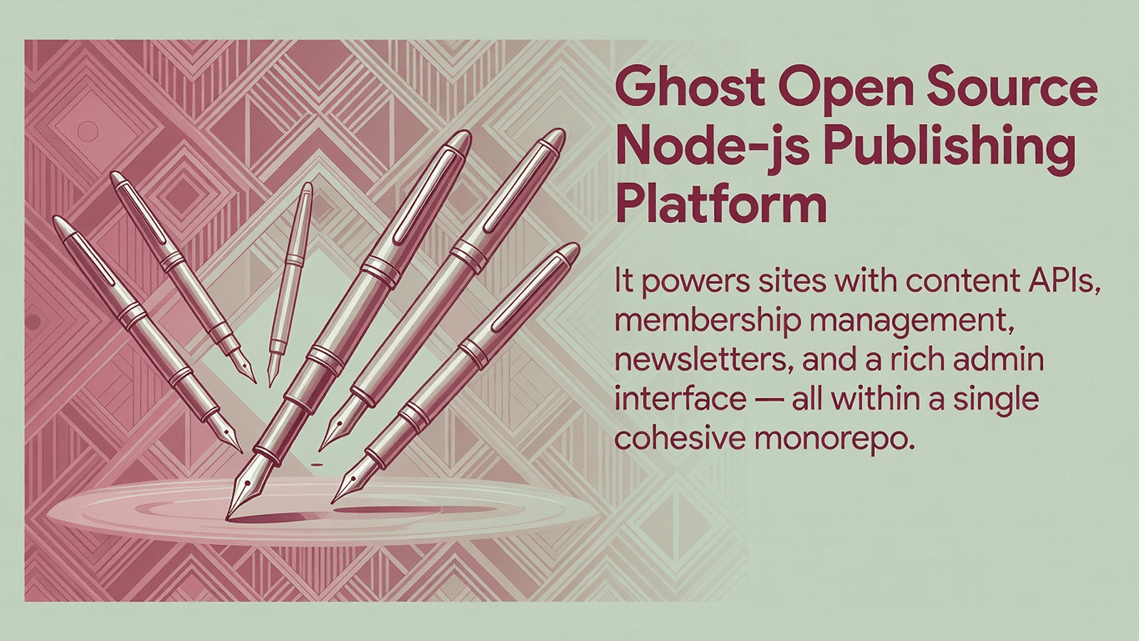 Ghost Open Source Node.js Publishing Platform