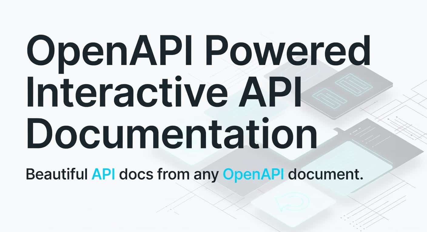 OpenAPI Powered Interactive API Documentation Components