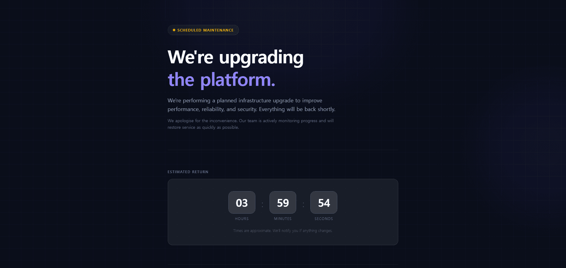 Count Down(Coming Soon) Design Template