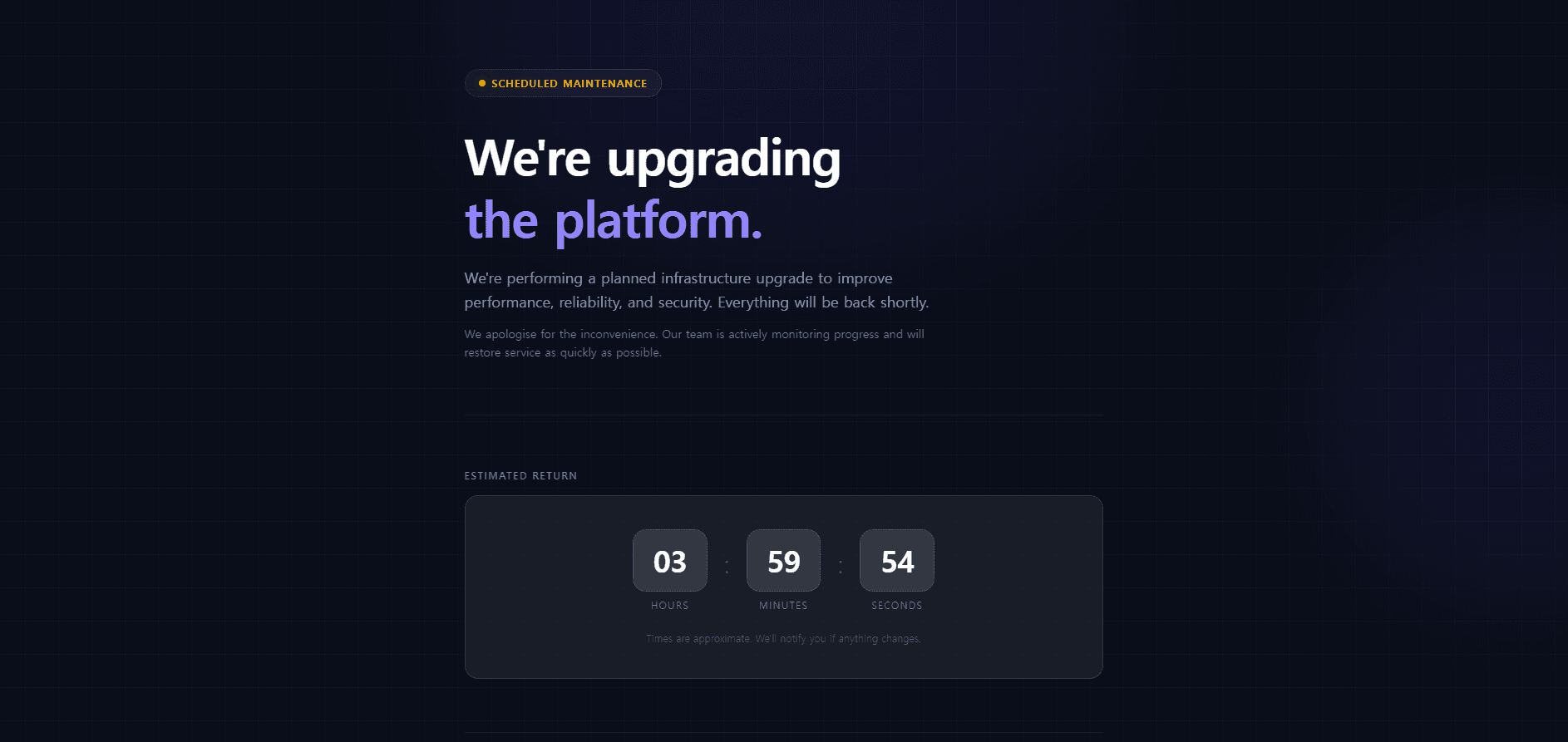 Count Down(Coming Soon) Design Template preview 1