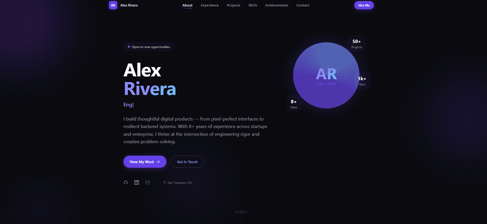 Professional Resume/CV Design Template(Purple Vibe)