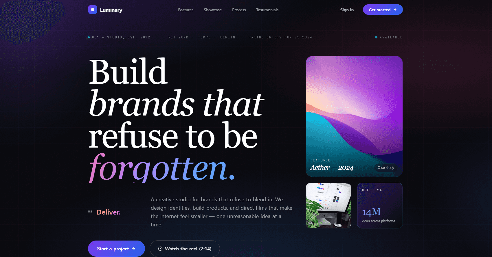 Highend Hero Design Template