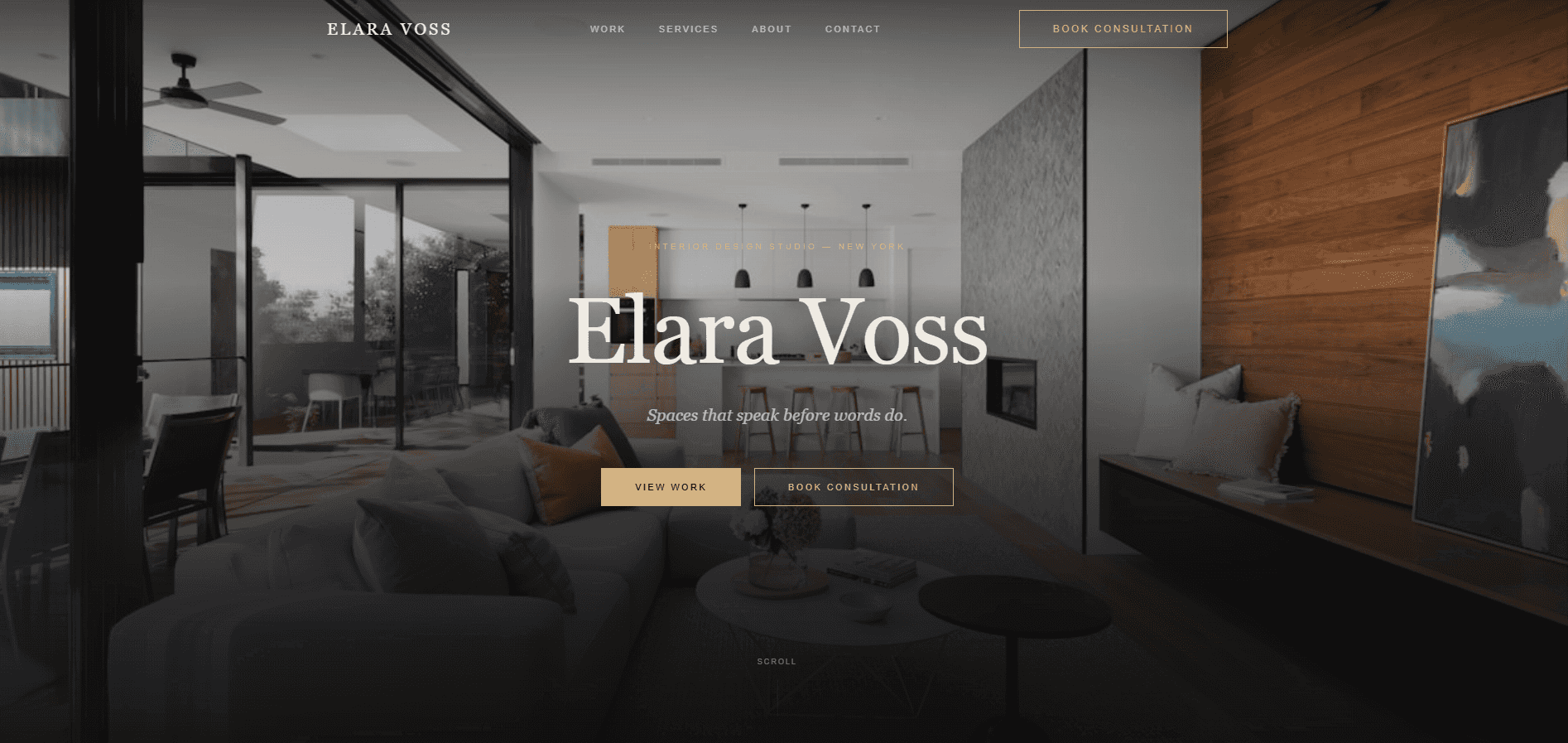 Interior Porfolio Design Template