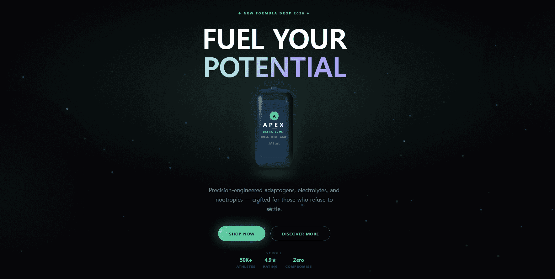 Beverage Product Promo Design Template
