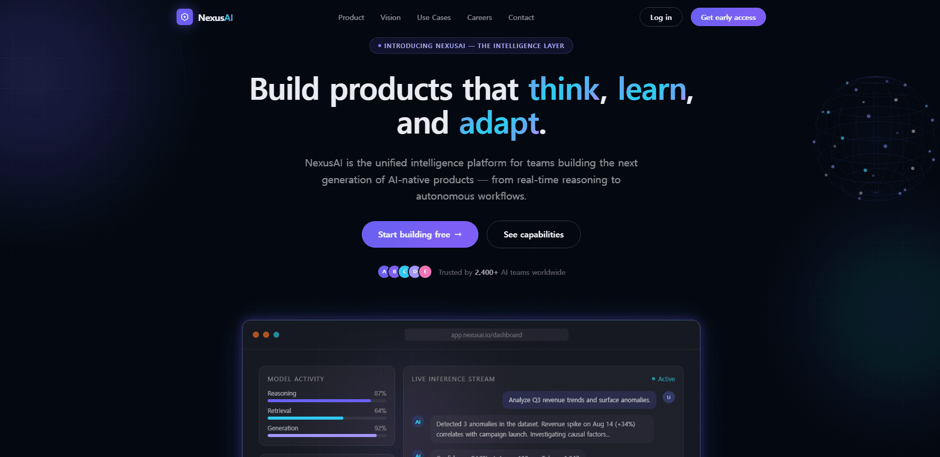 AI Startup Design Template