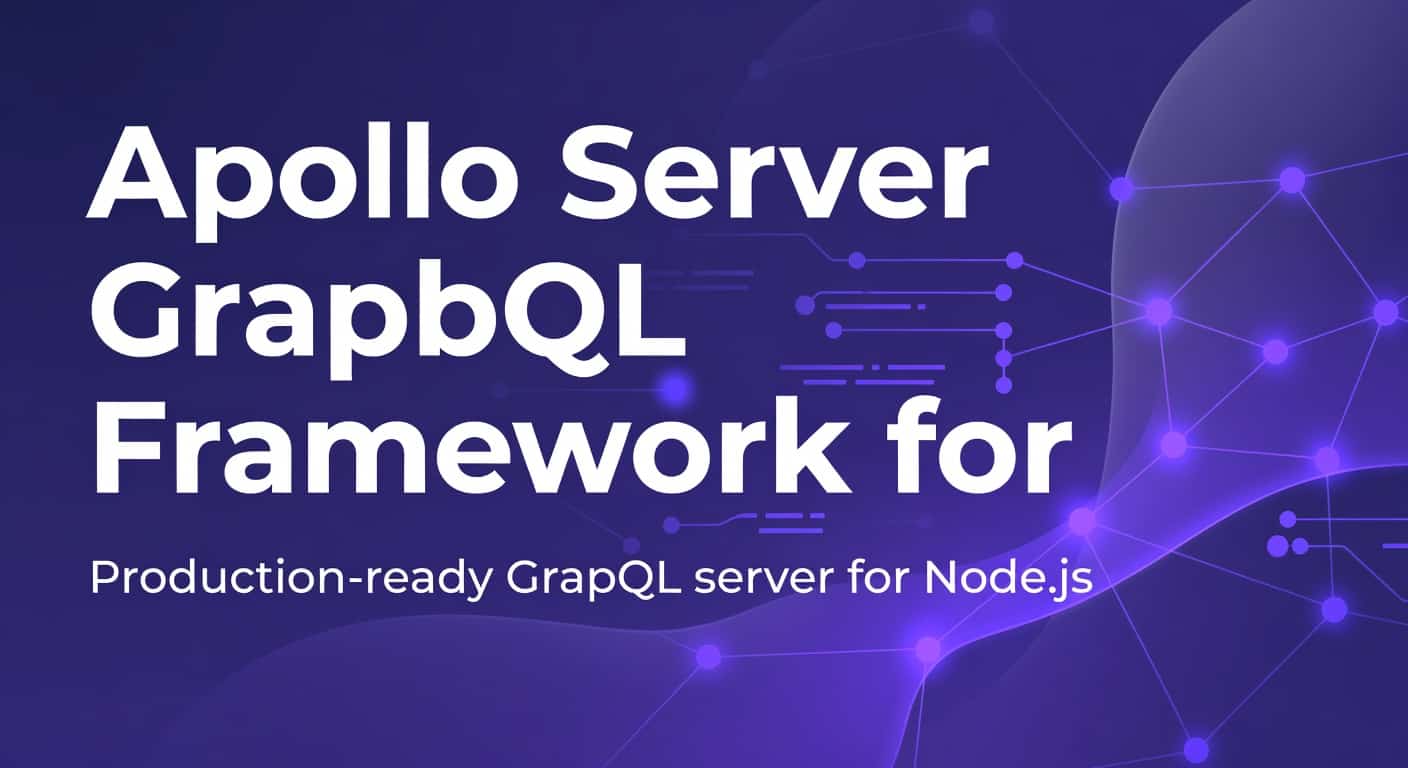 Apollo Server GraphQL Framework for Node.js