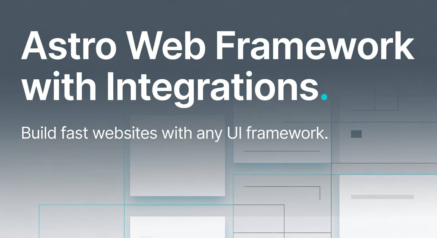 Astro Web Framework with Integrations and Examples preview 1