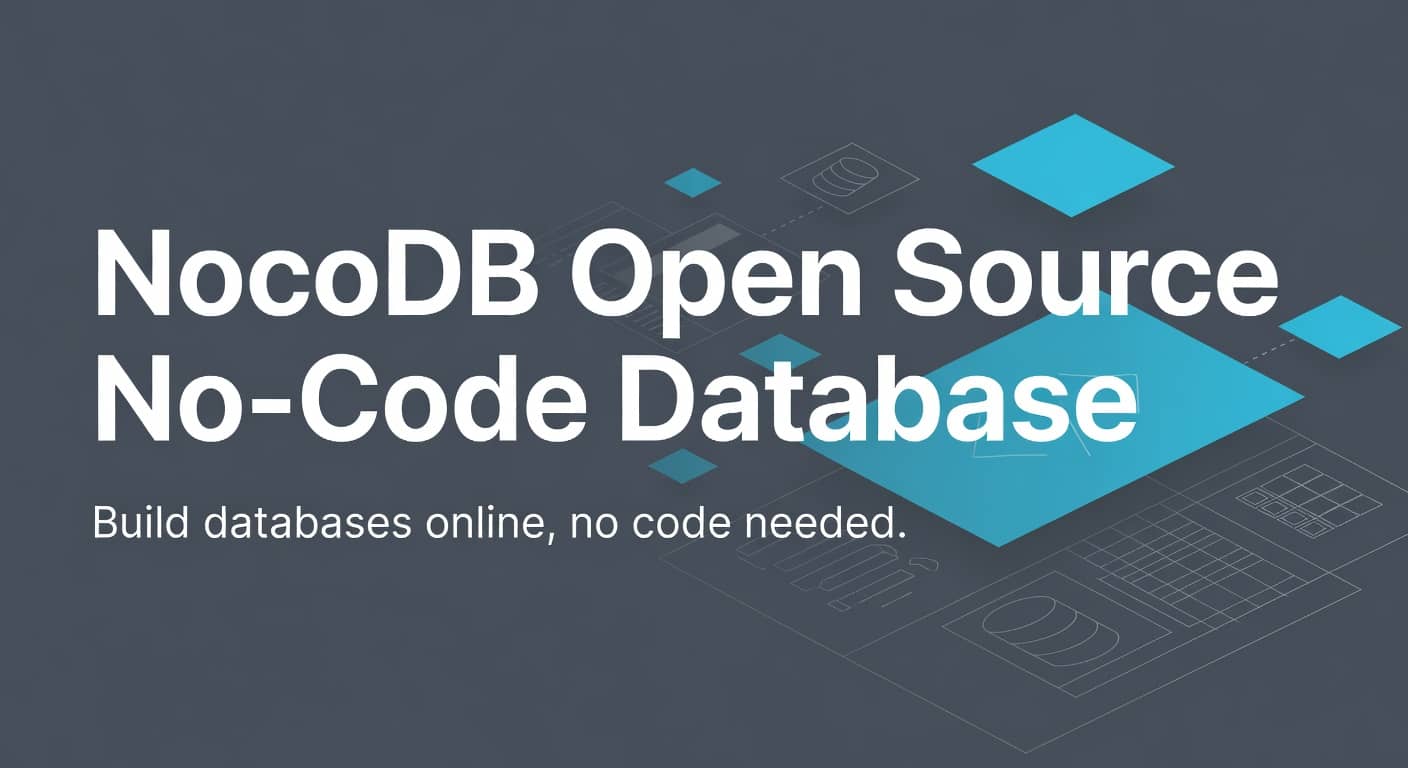 NocoDB Open Source No-Code Database Platform preview 1