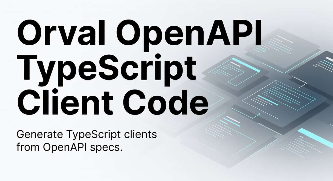 Orval OpenAPI TypeScript Client Code Generator
