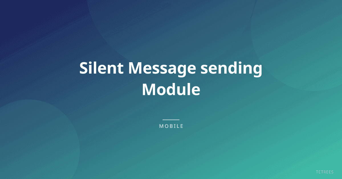 Silent Message sending Module preview 1