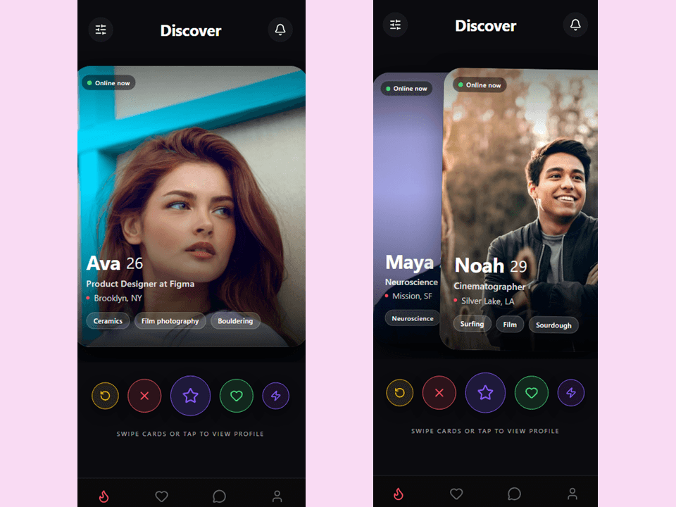 Swipe Dating App Template