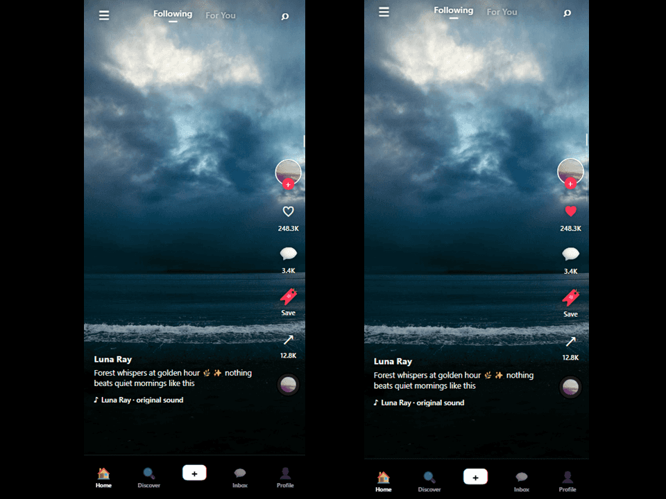 Short Form SNS App Template