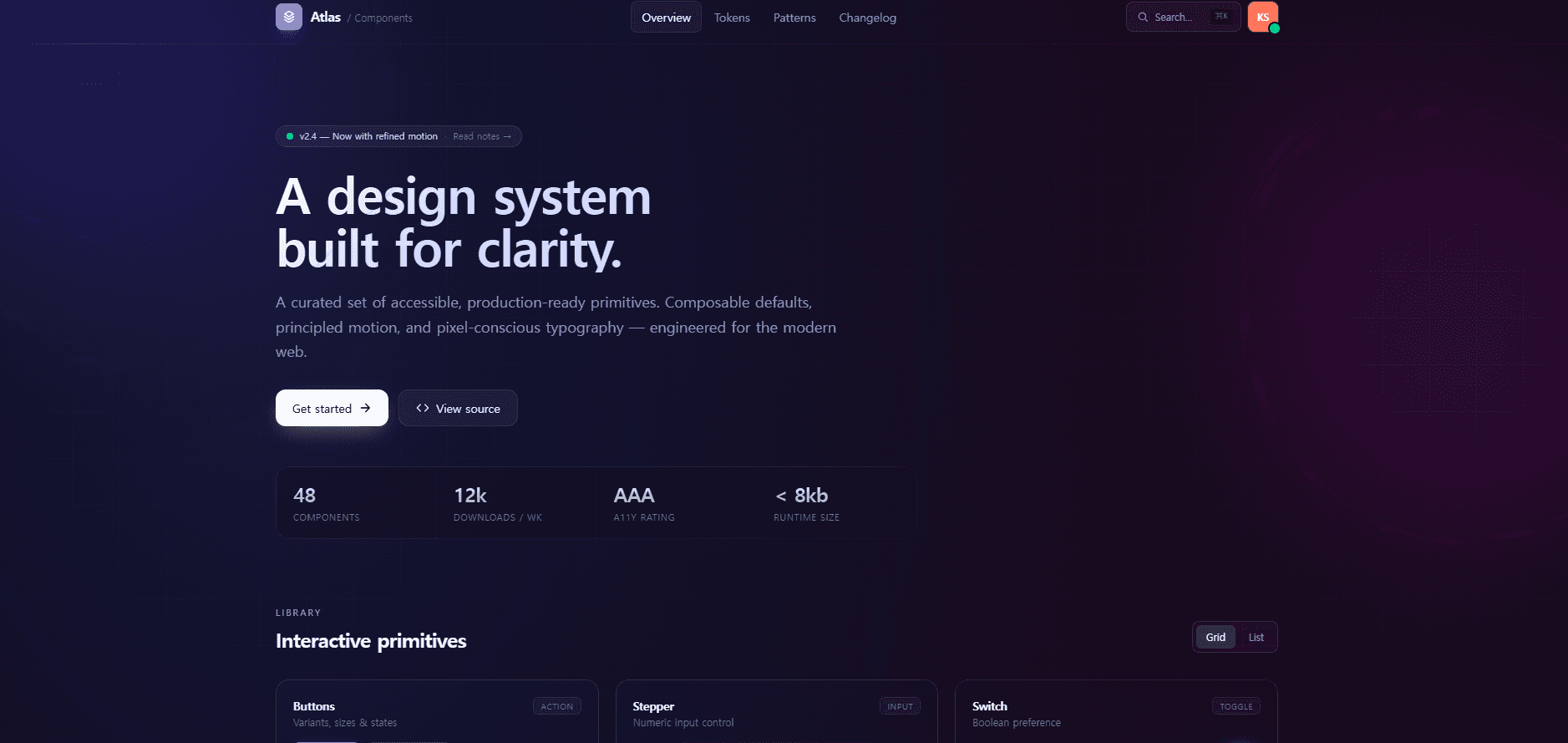 Functional UI Widget Collection