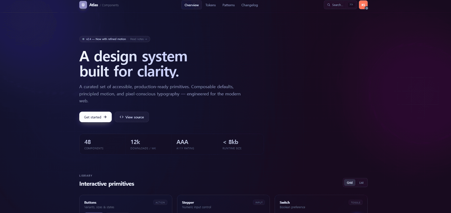 Functional UI Widget Collection preview 1