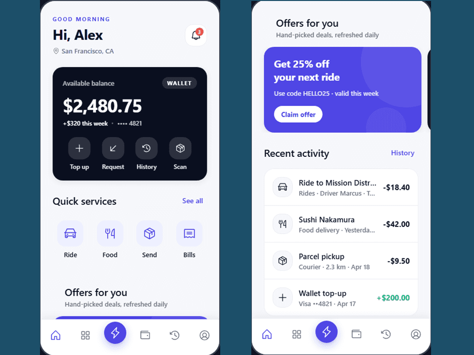 Multiorder App Template