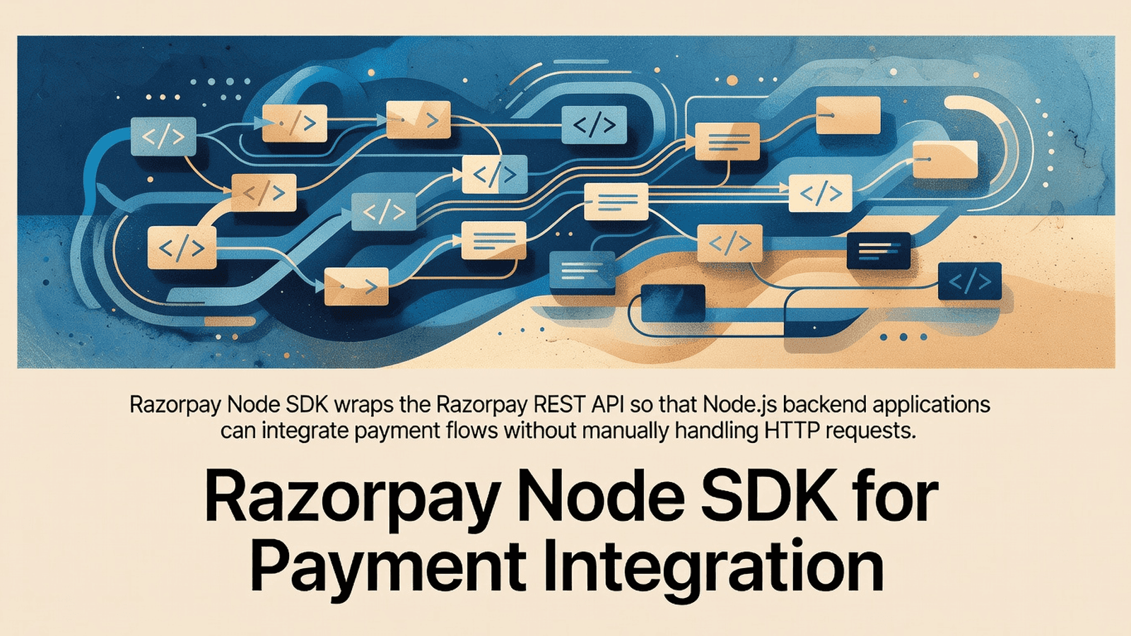 Razorpay Node SDK for Payment Integration