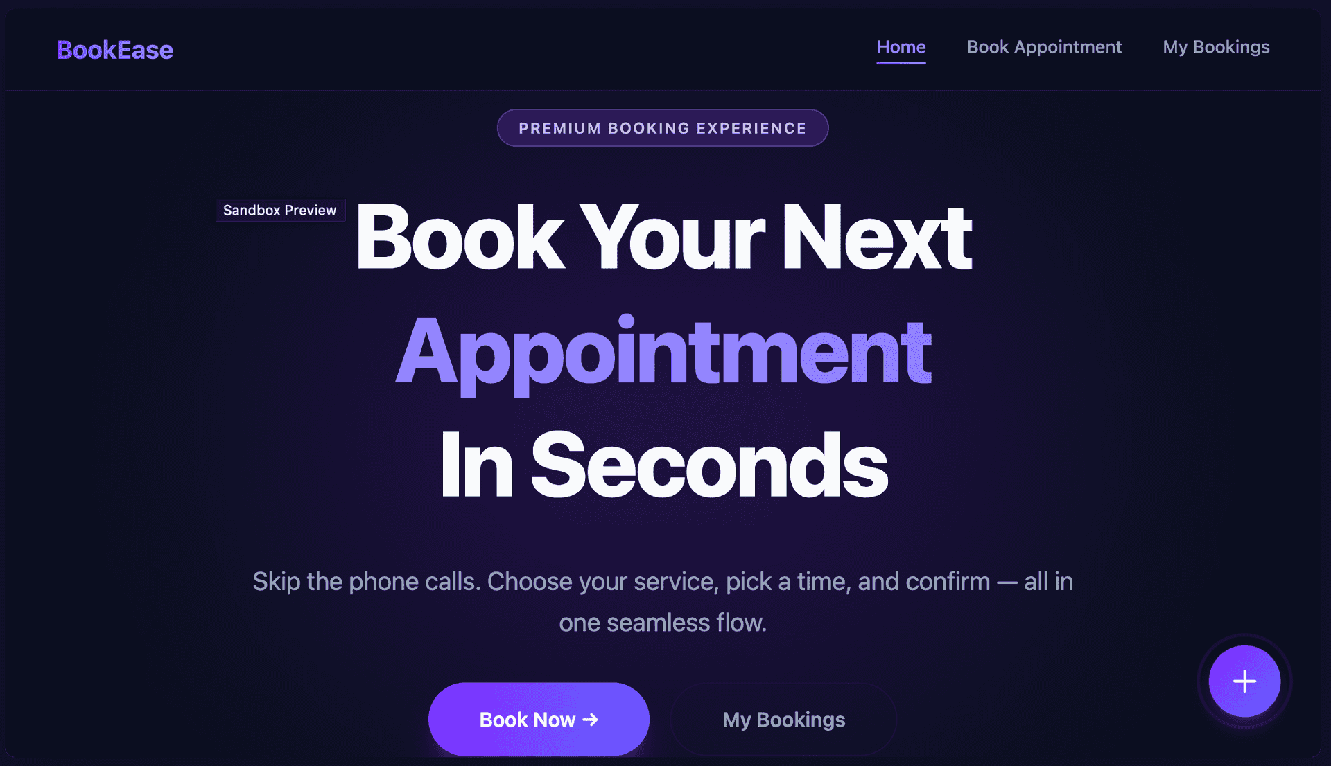 Booking / Appointment Scheduler