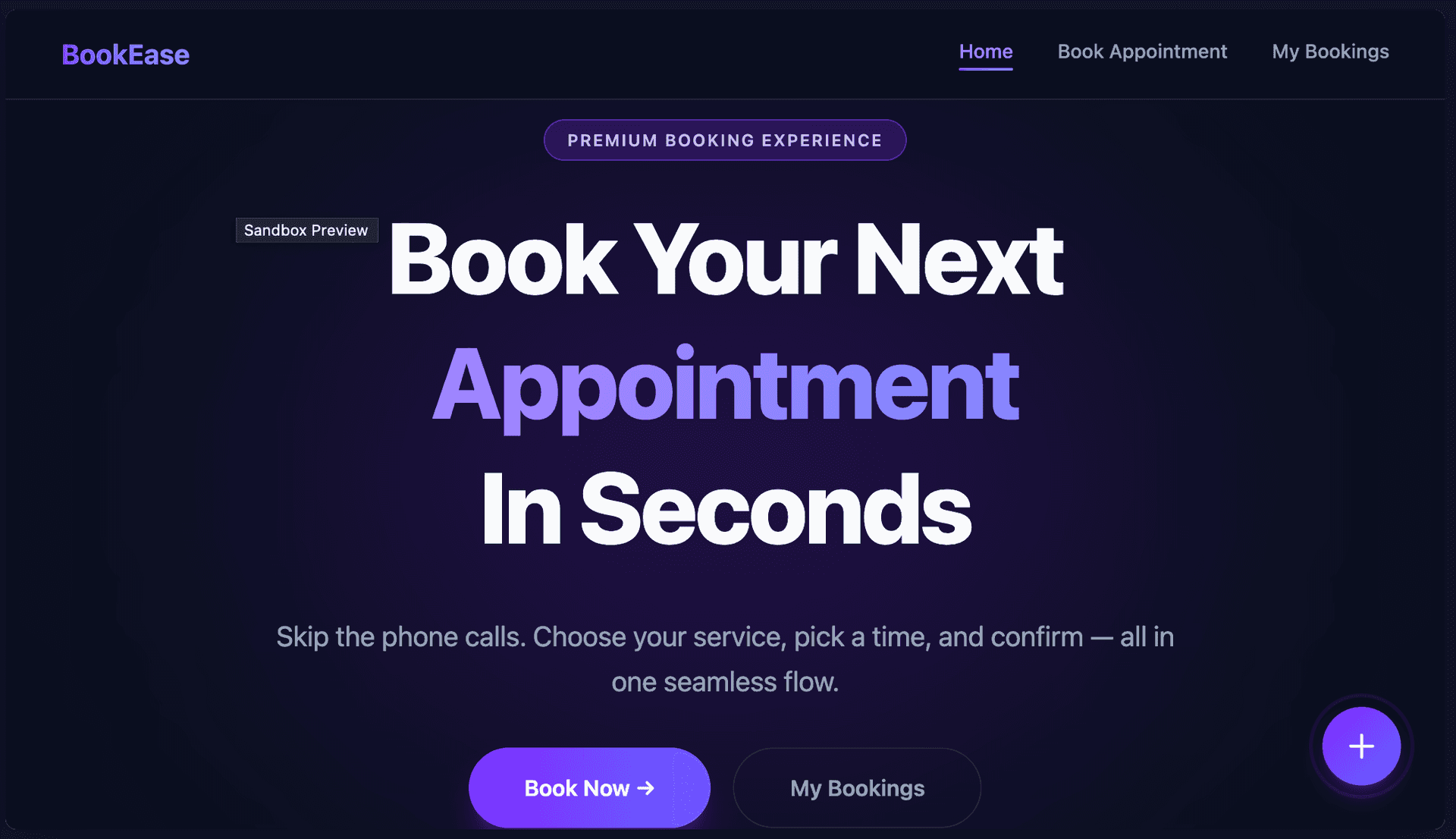 Booking / Appointment Scheduler preview 1