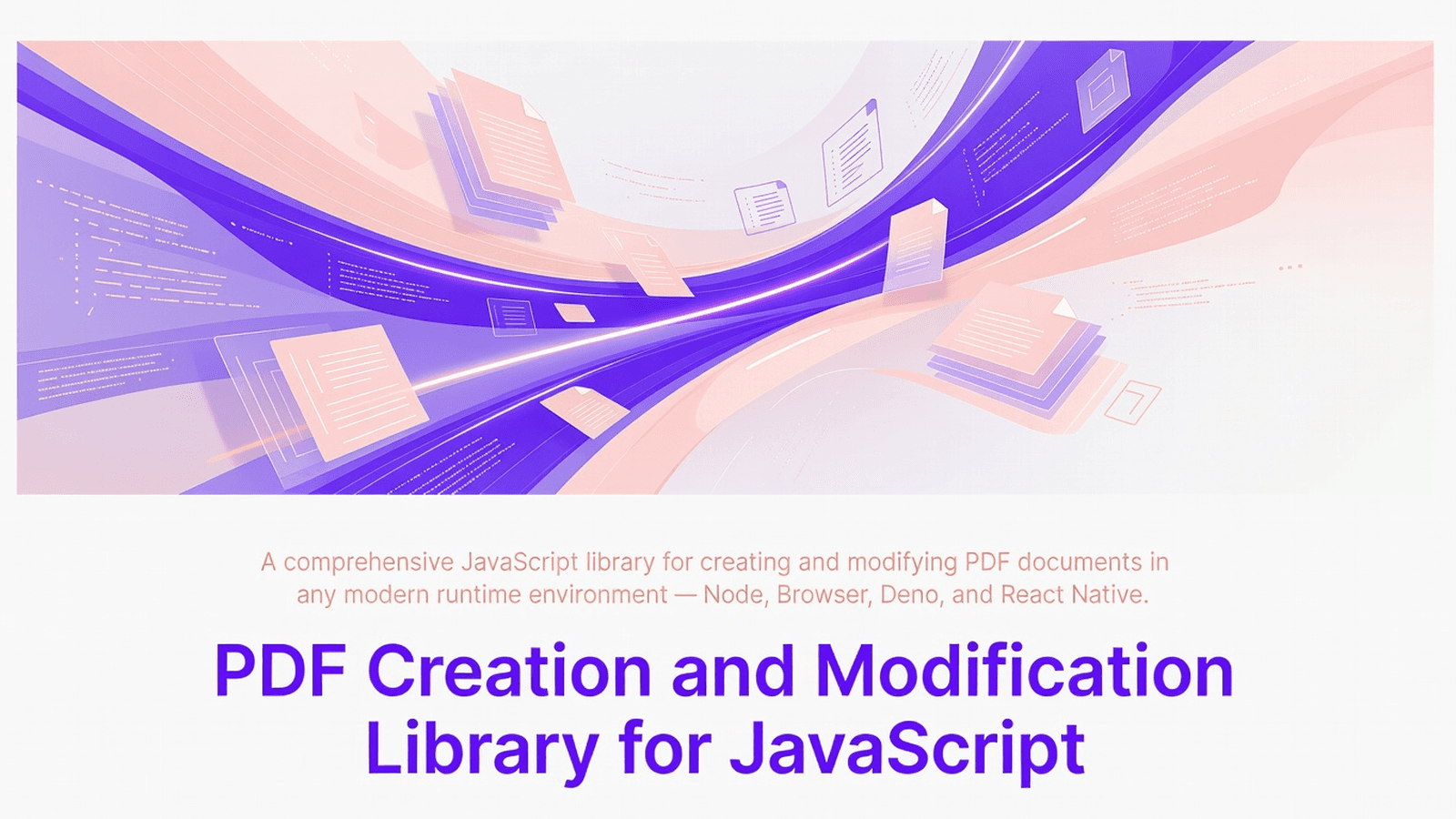 PDF Creation and Modification Library for JavaScript preview 1