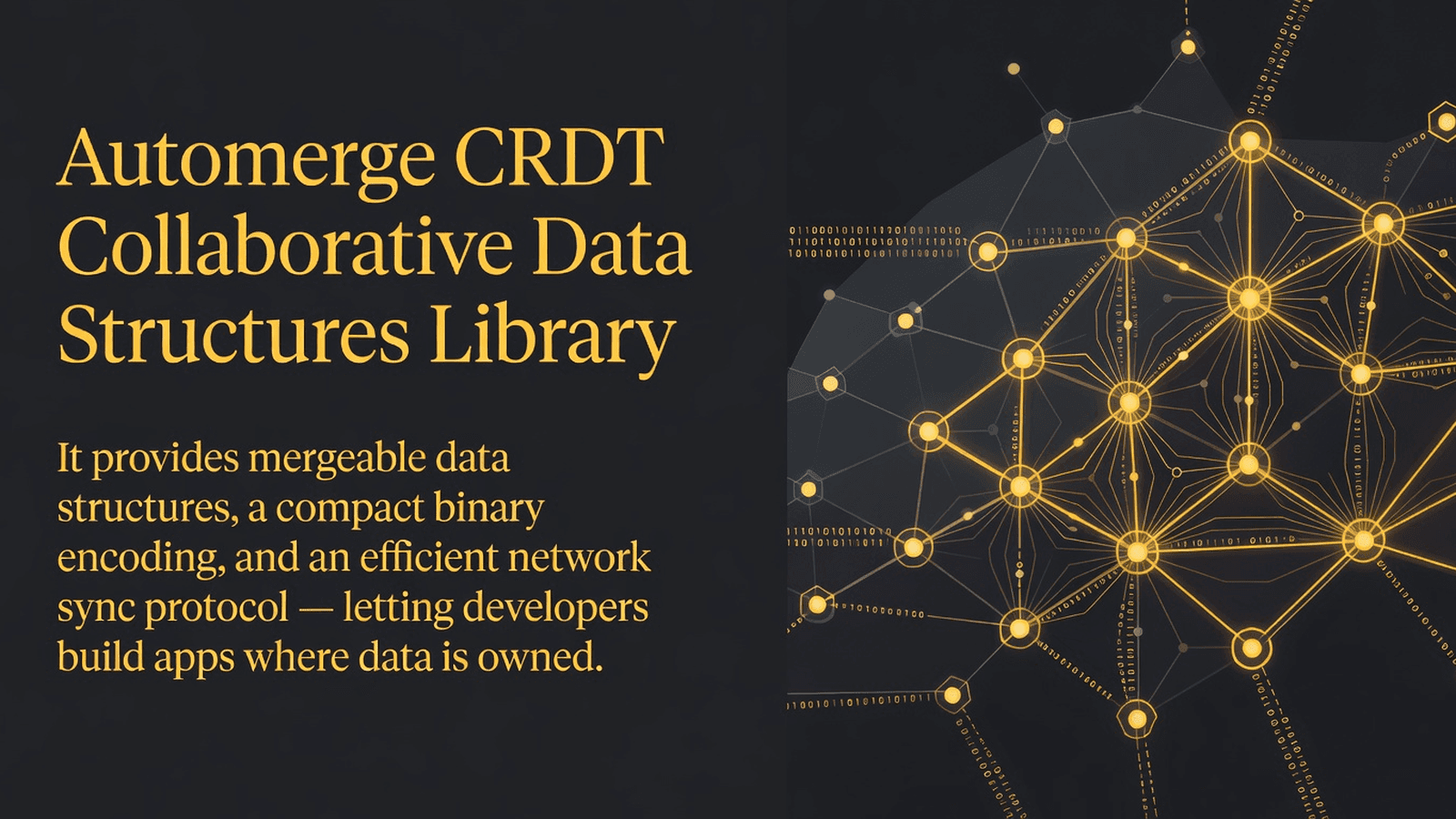 Automerge CRDT Collaborative Data Structures Library preview 1