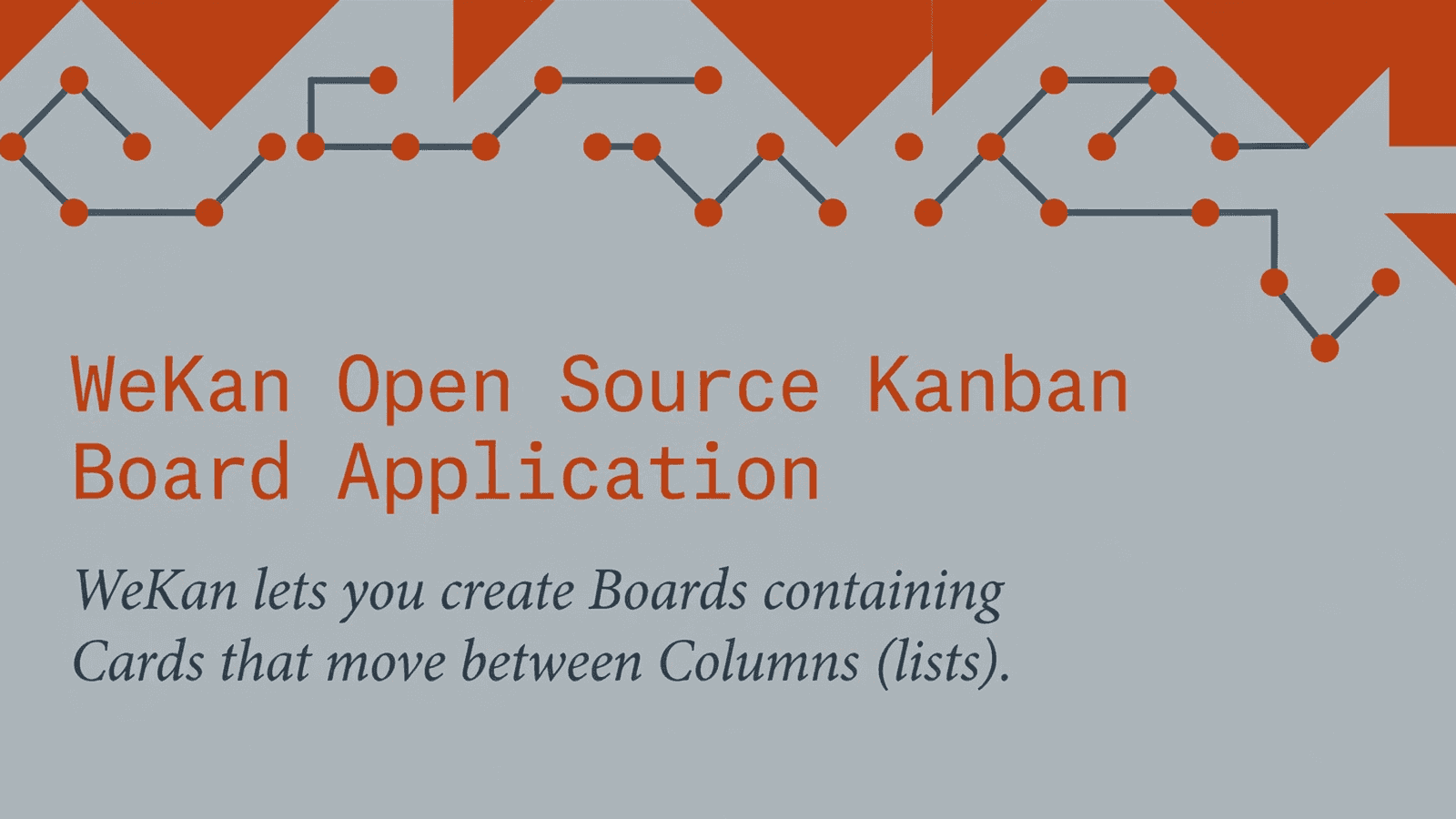 WeKan Open Source Kanban Board Application