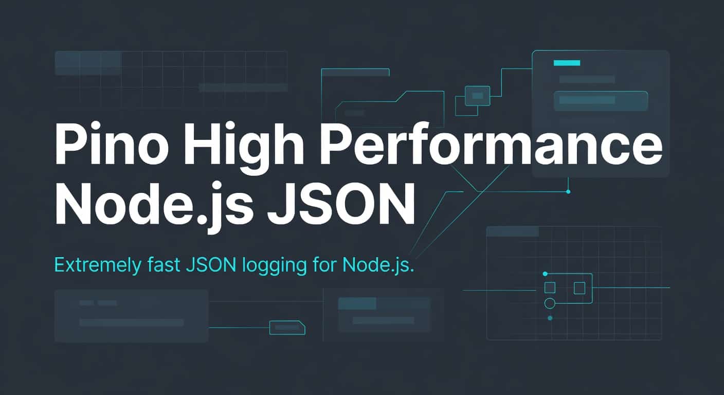 Pino High Performance Node.js JSON Logger