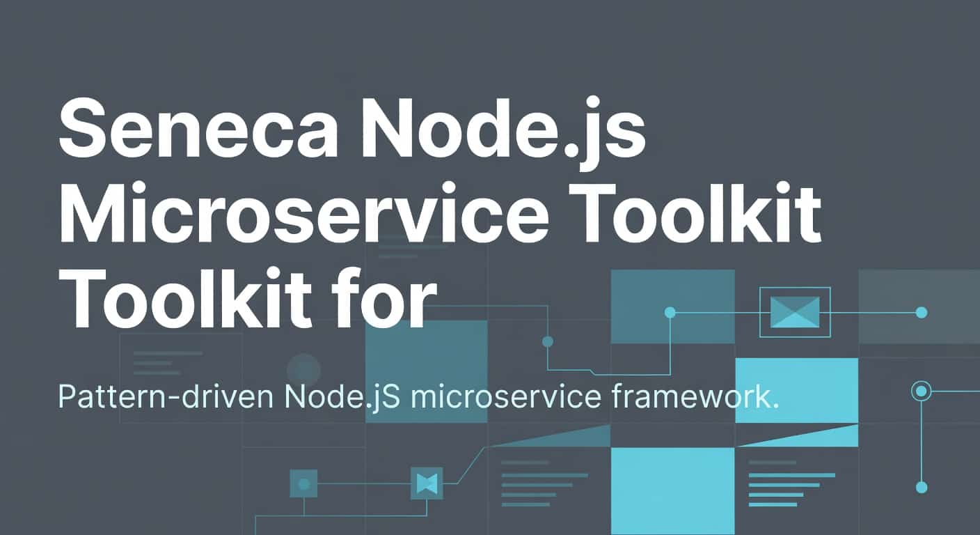 Seneca Node.js Microservice Toolkit for Backends