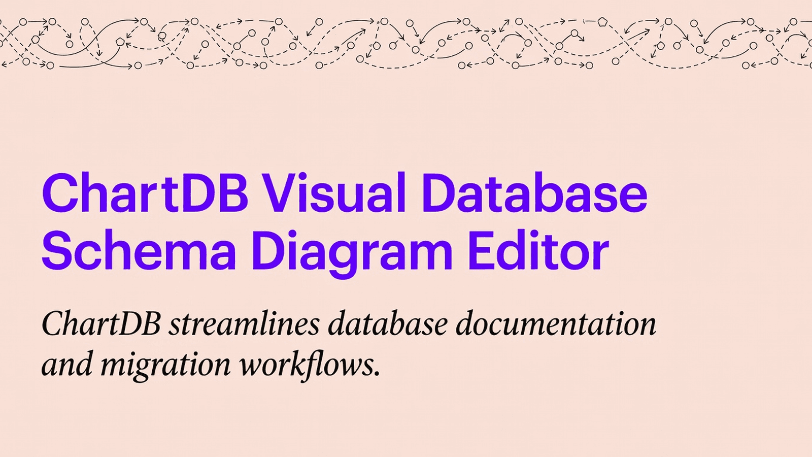 ChartDB Visual Database Schema Diagram Editor