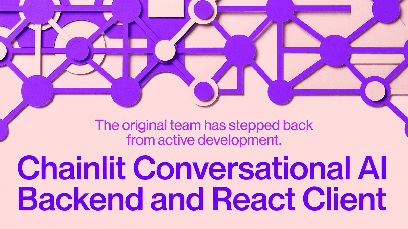 Chainlit Conversational AI Backend and React Client preview 1