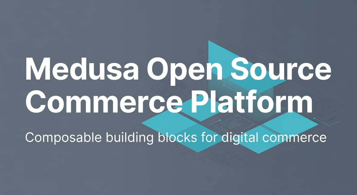Medusa Open Source Commerce Platform Backend