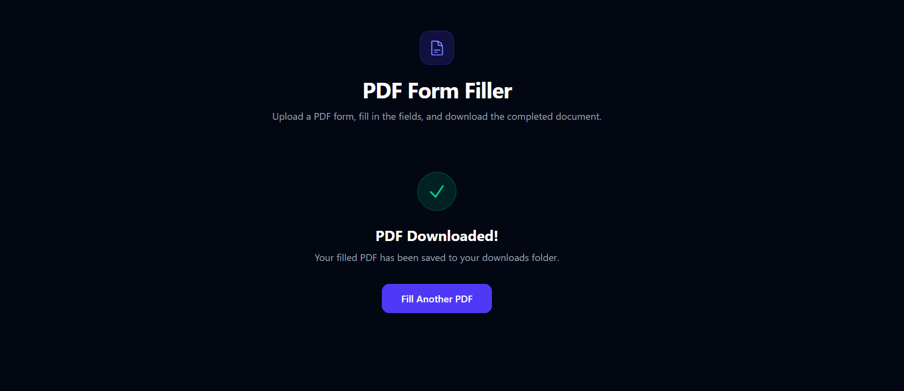 PDF to Form Filler preview 1