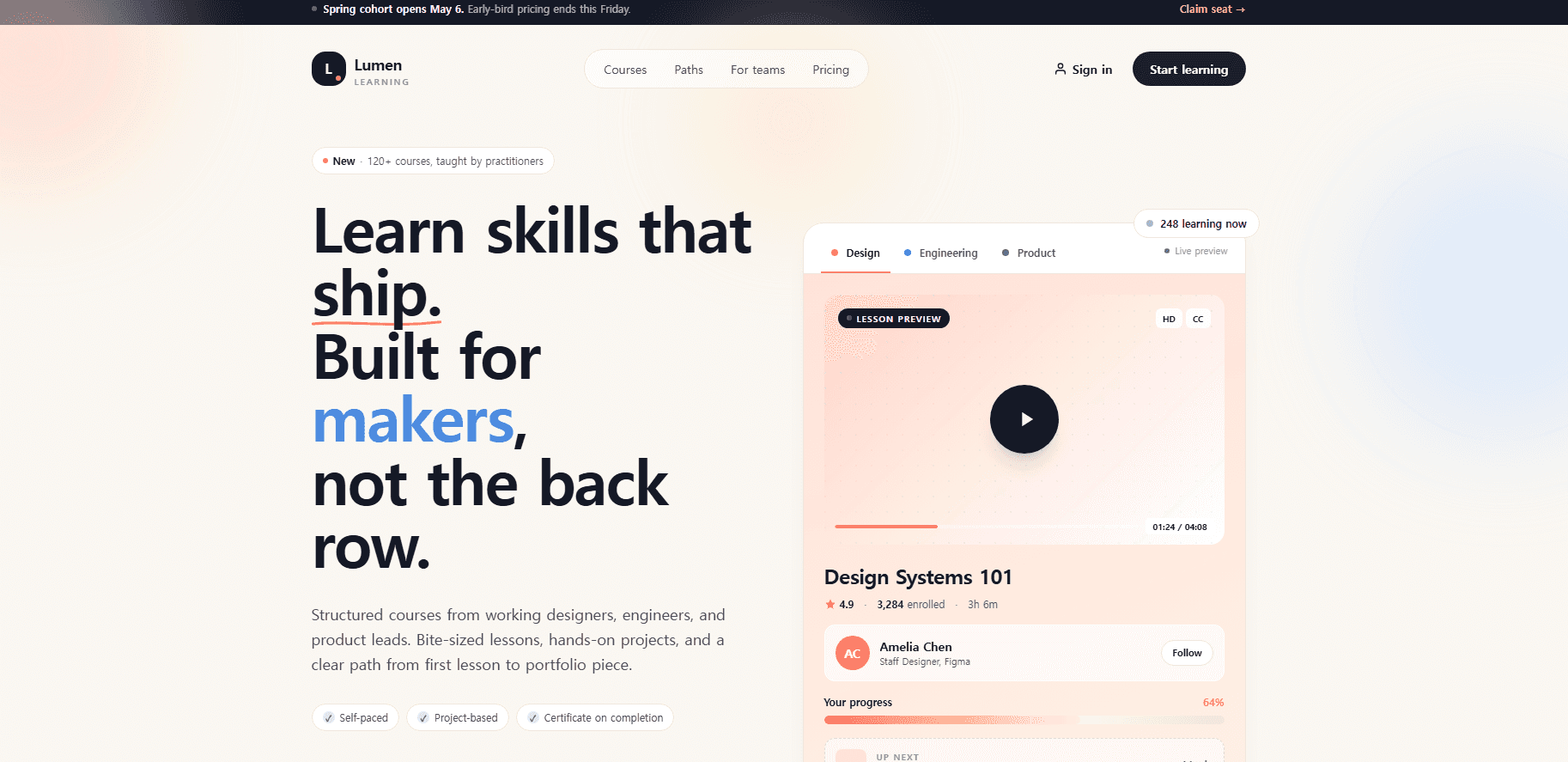 E-Learning website template