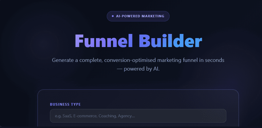 AI Funnel Builder preview 1