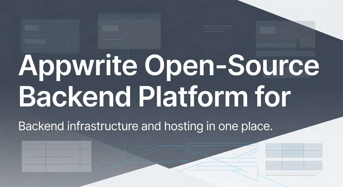 Appwrite Open-Source Backend Platform for Modern Apps