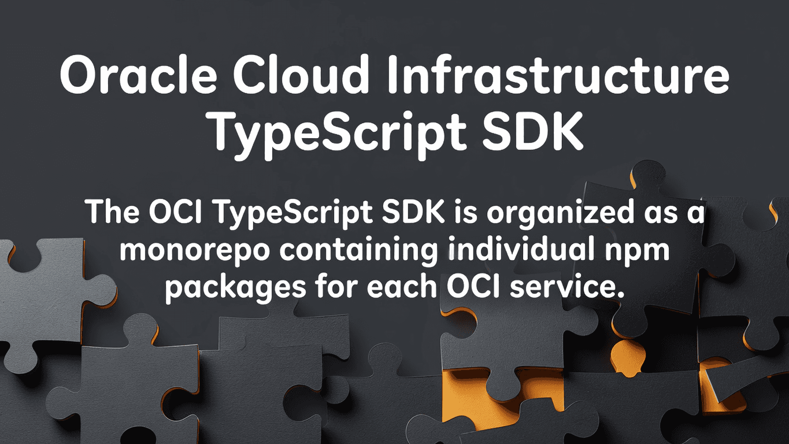 Oracle Cloud Infrastructure TypeScript SDK