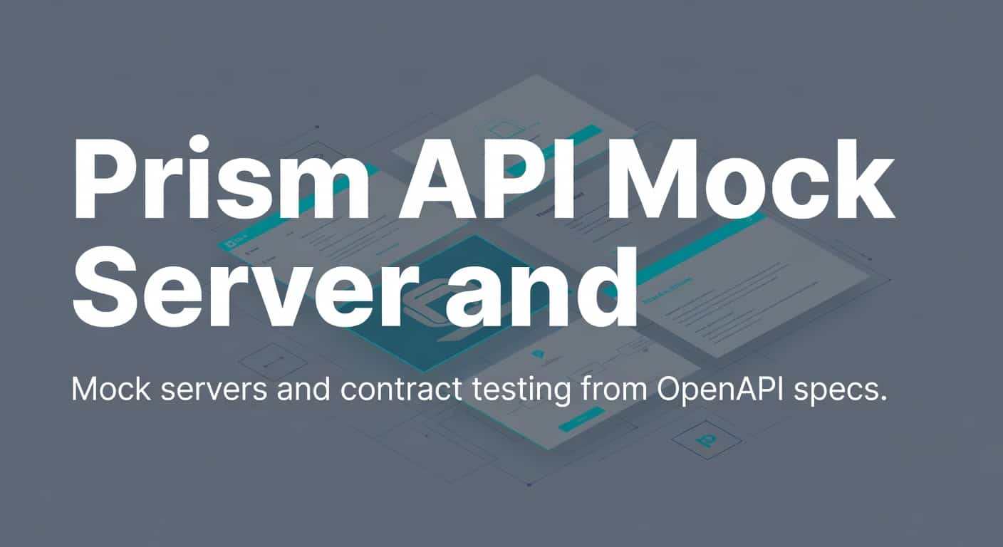 Prism API Mock Server and Contract Testing Tool