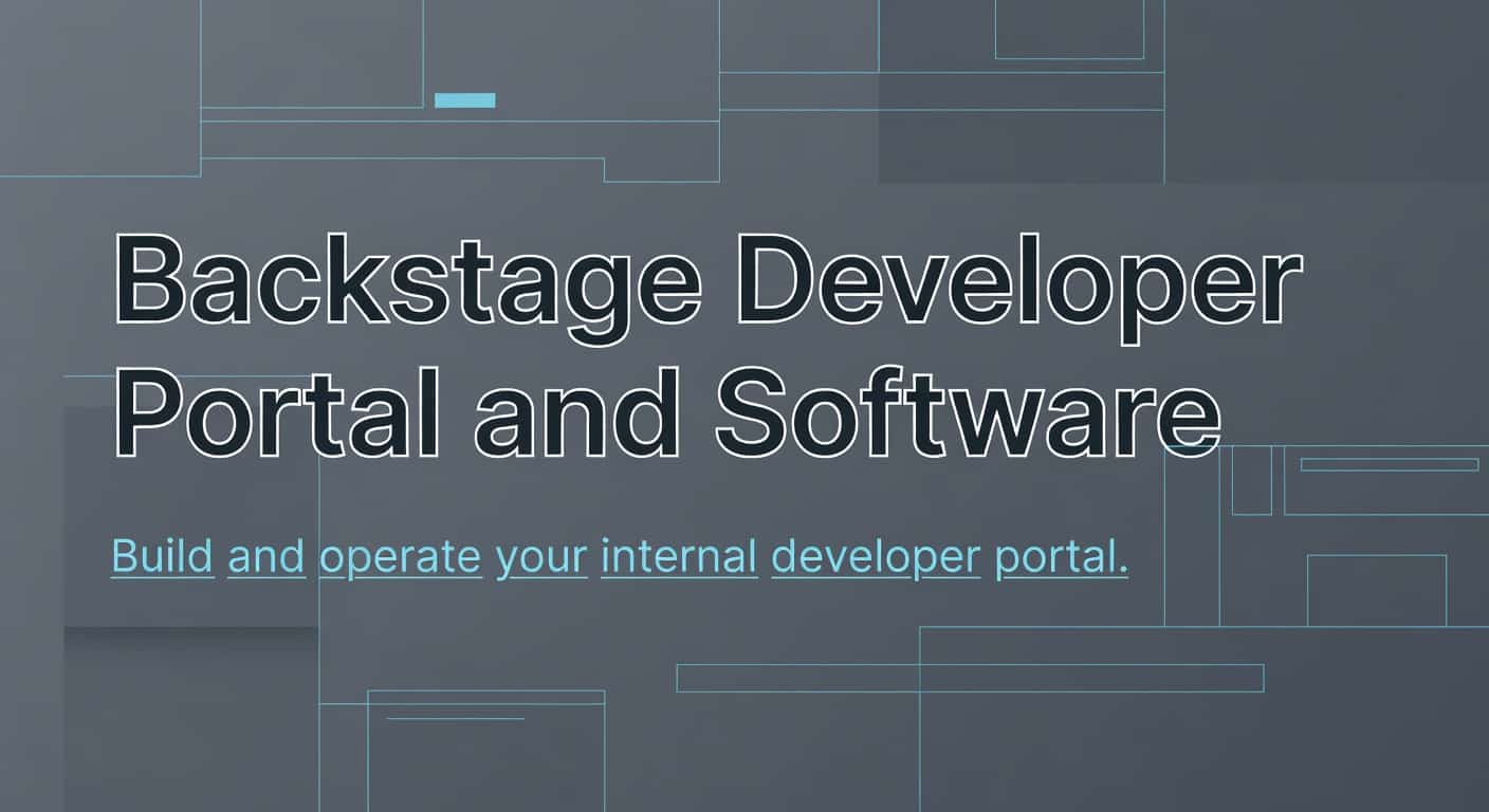 Backstage Developer Portal and Software Catalog Framework