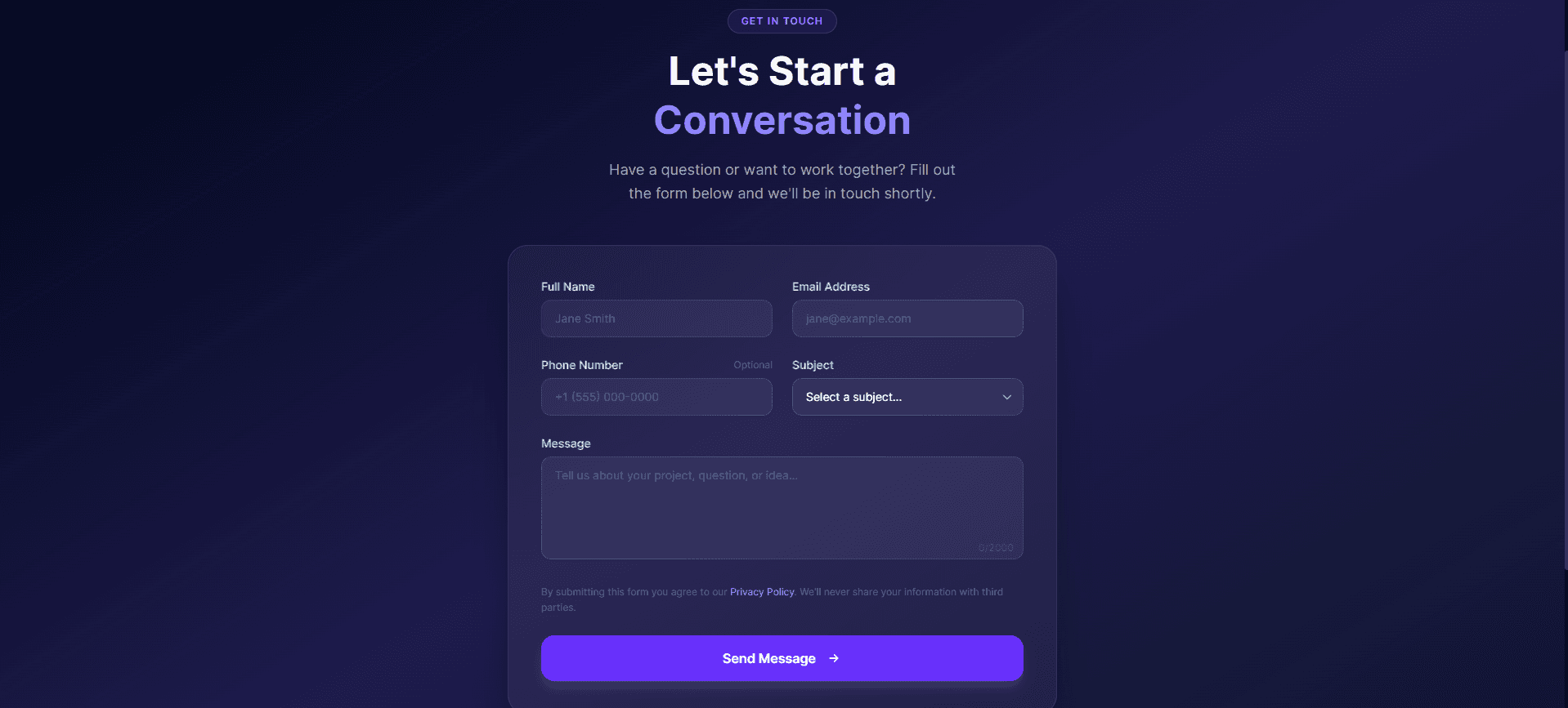 Contact Form