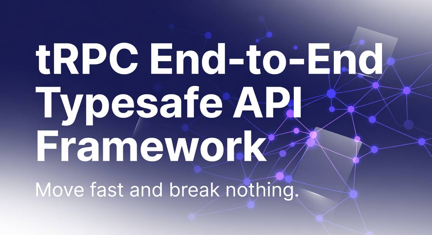 tRPC End-to-End Typesafe API Framework preview 1